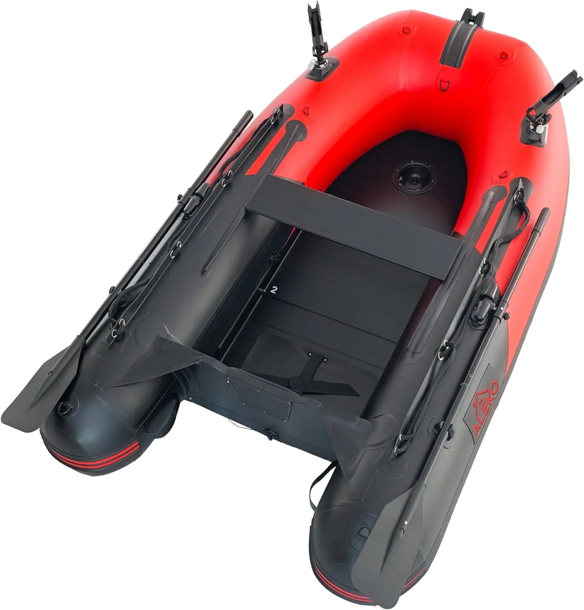 Inflatable Boat | Yacht Dinghy Tender Raft | Multi Person Fishing Boat | Aluminum Floor Oars | Fishing Rod Holders | Heavy-Duty PVC | 2026 Model |