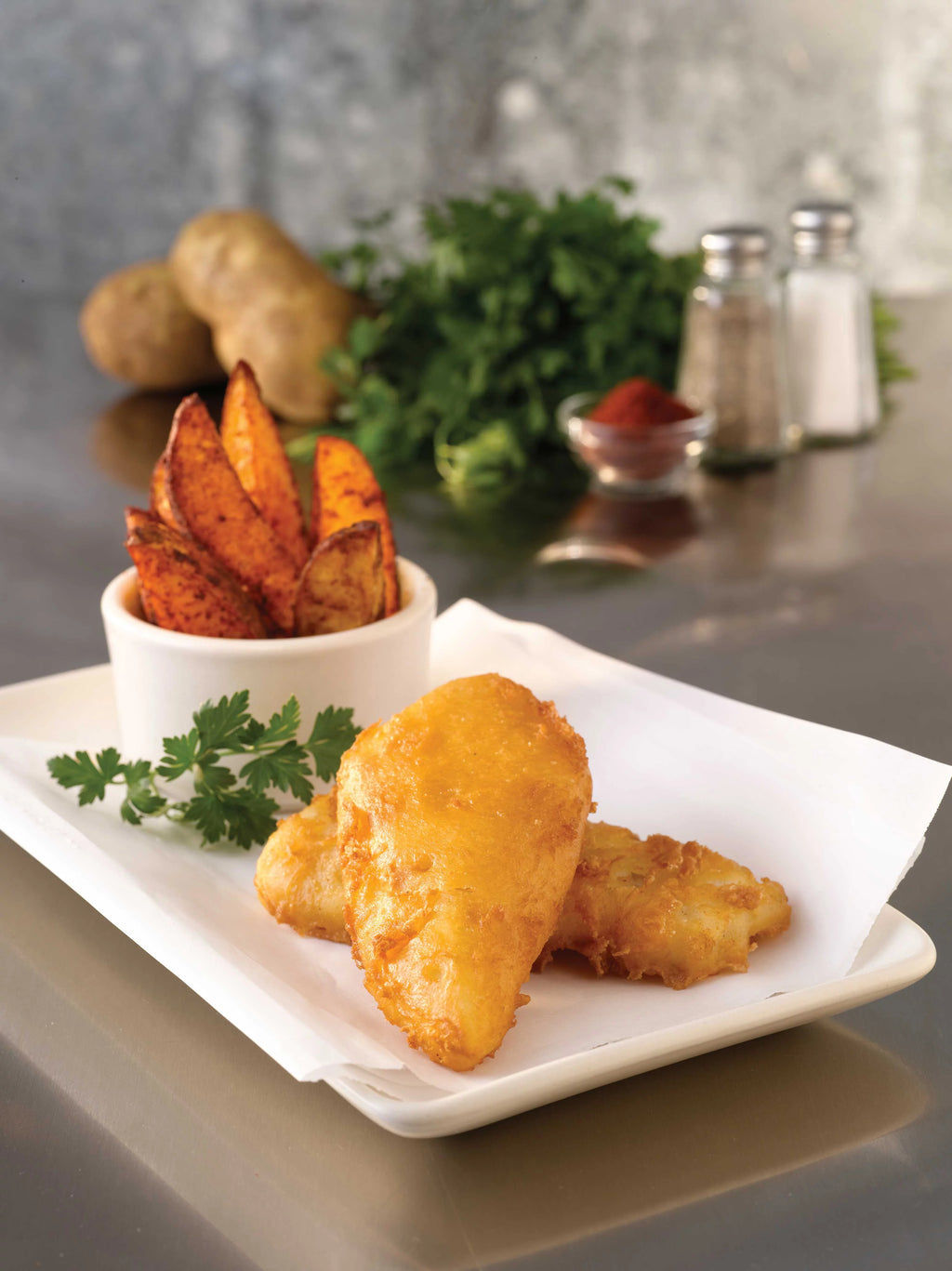 2026 Trident Seafoods Alaska Amber Beer Battered Cod Fillet, 10 Pound - 1 each.