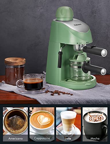 2026 Yabano Espresso Machine, 3.5Bar Espresso Coffee Maker, Espresso and Cappuccino Machine with Milk Frother, Espresso Maker with Steamer