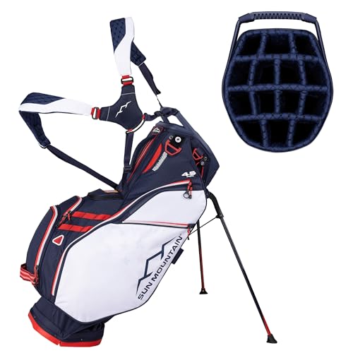Sun Mountain 2026 4.5LS 14-Way VLO Bag - Prime Organization with Our 14 Way Golf Stand Bag - Lightweight Golf Club Bag with Full-Length Pockets and Adjustable Straps for Enhanced Carry