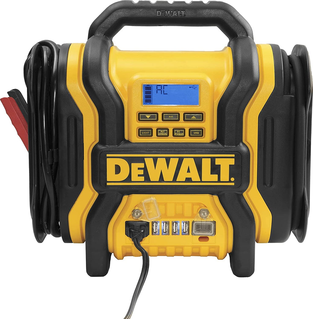2026 DXAEPS14 1600 Automotive Jump Starter/Power Station with AC Power Inverter, Digital Compressor