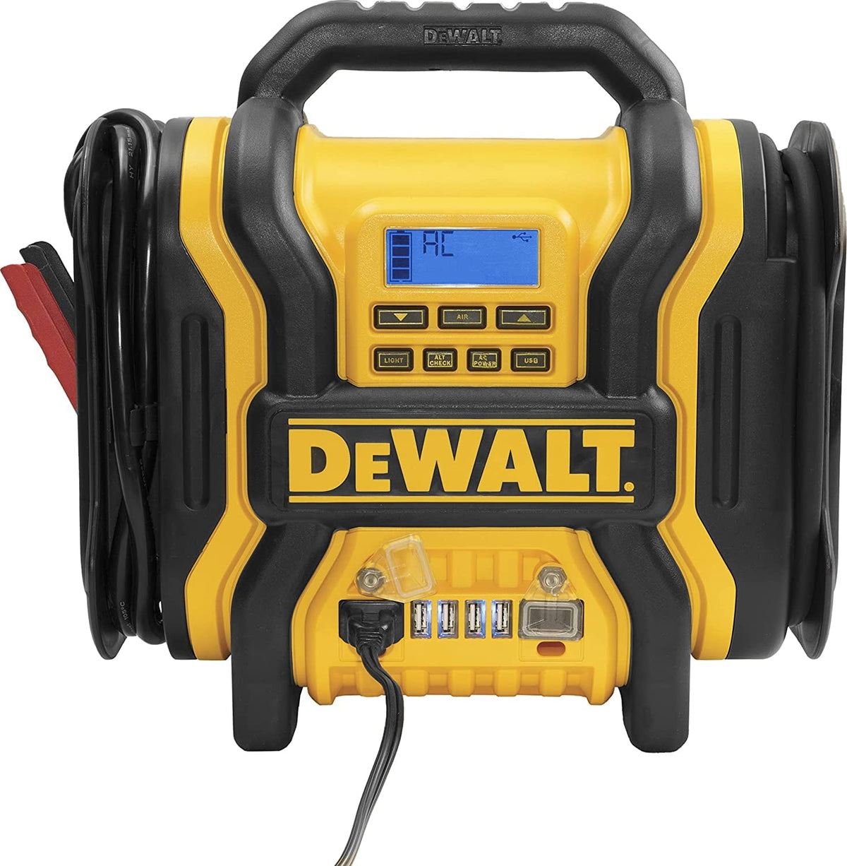 2026 DXAEPS14 1600 Automotive Jump Starter/Power Station with AC Power Inverter, Digital Compressor