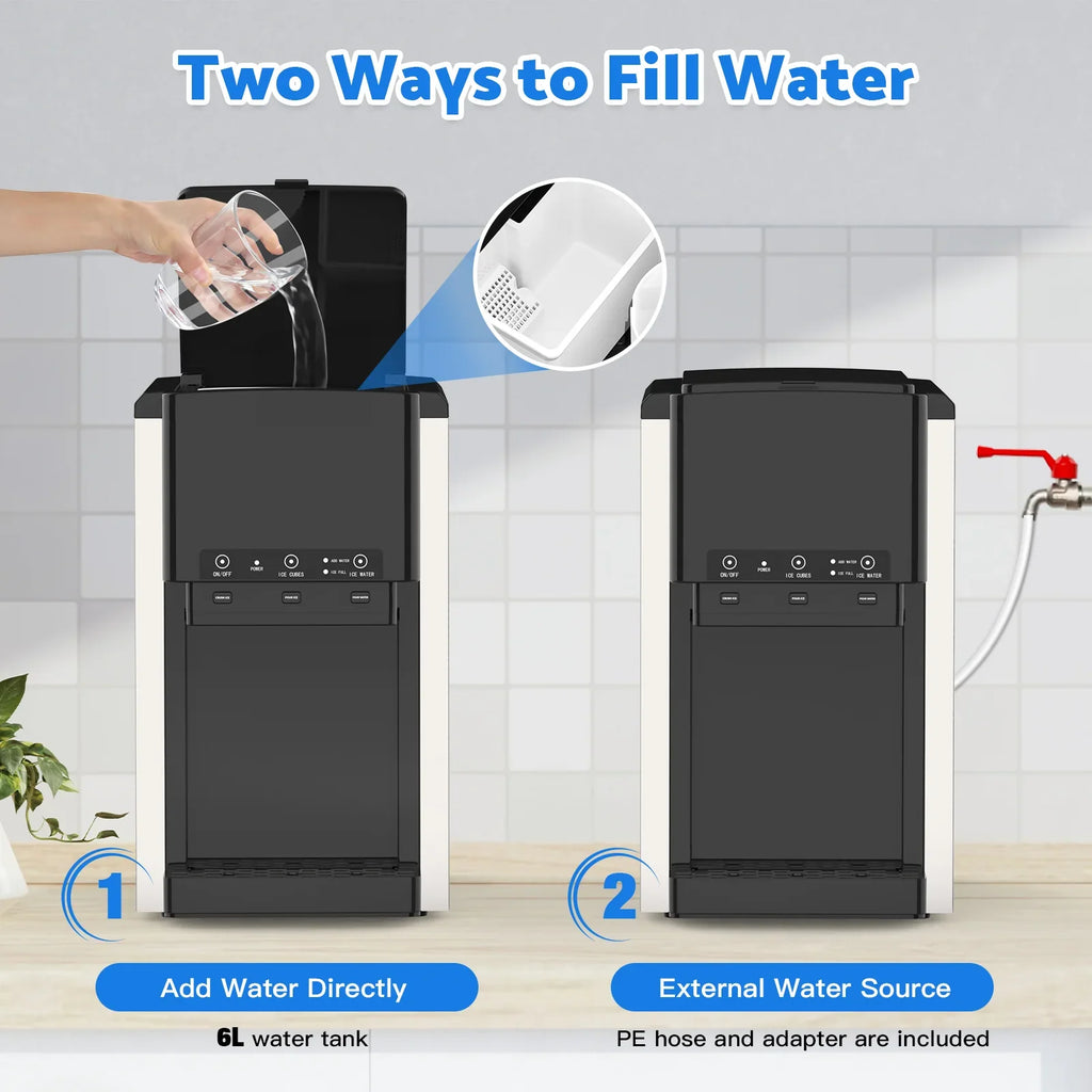 2026 3-in-1 Ice Maker with Cold Water Dispenser