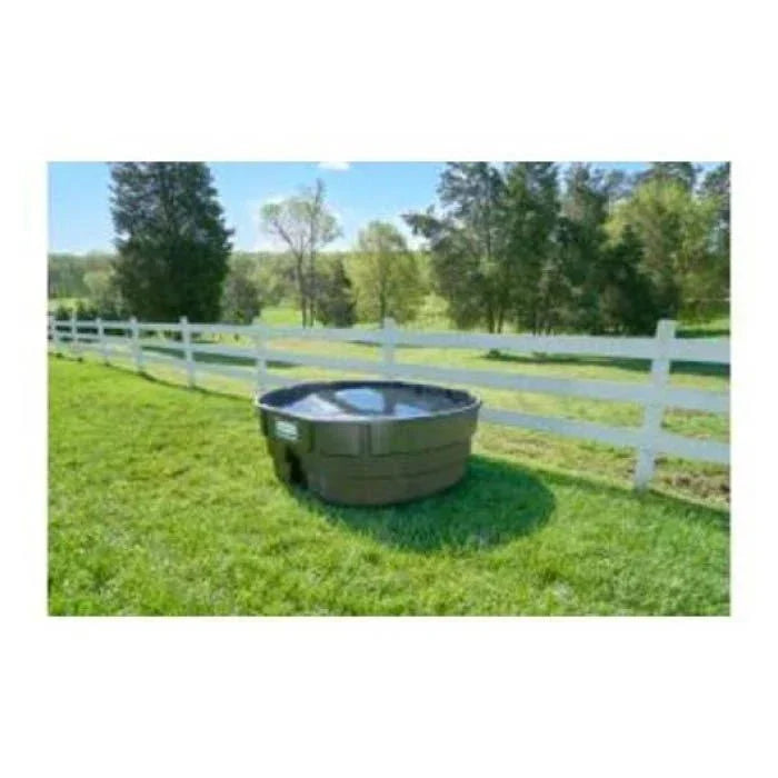 2026 NewRubbermaid FG424500BLA Livestock Tank (Model Year 2025), 150 Gallon Capacity, Plastic, Black