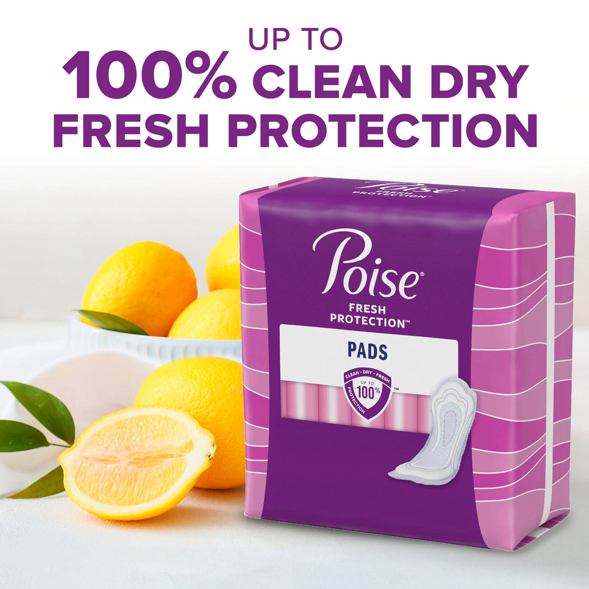 2026 Poise Incontinence Pads for Women, 6 Drop, Ultimate Absorbency, Long, 90Ct