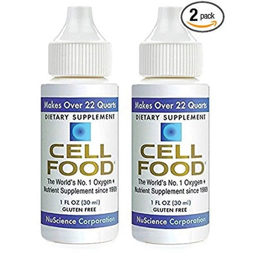2026 Cellfood Liquid Concentrate, 1 oz. Bottle (Pack of 2) - Original Oxygenating Formula Containing Seaweed Sourced Minerals, Enzymes, Amino Acids, Electrolytes, Superior Absorption- Gluten Free, GMO Free