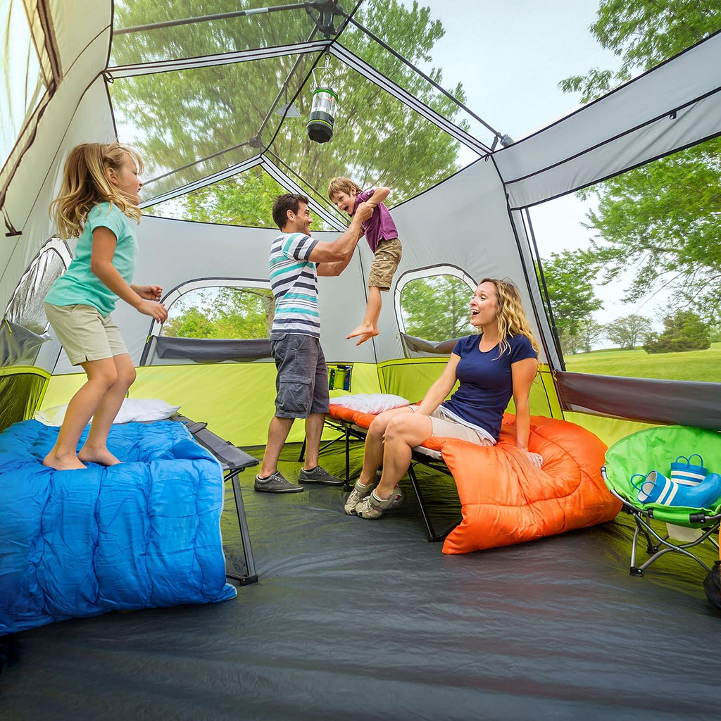 2026 9 Person Instant Cabin Tent - 14' x 9', Green (40008)