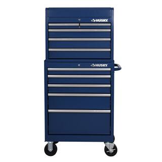 2026 27 in. 10-Drawer Blue Tool Chest Combo H27CH5TR5BLU