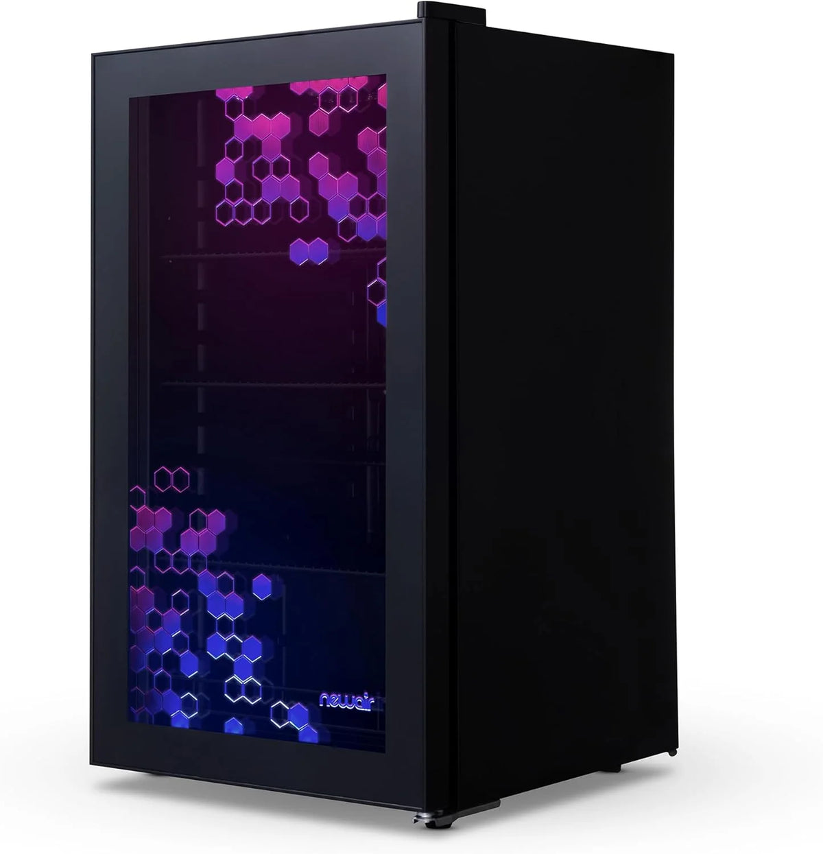 2026 Beverage Refrigerator Cooler | 126 Cans Free Standing with Right Hinge Glass Door | Mini Fridge Beverage Organizer Perfect For Beer, Wine, Soda, And Cooler Drinks