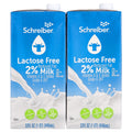 2026 Schreiber Shelf Stable Lactose Free Milk, 32oz UHT (Pack of 6)