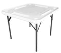 2026 NewBene Casa Foldable Domino Table with Built-In Drink Holders, 38?? x 38??, White