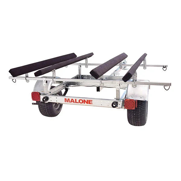 2026 LowMax 2 Kayak Trailer Package, 600 lb Capacity, Galvanized Steel, LED Lights, 70 MPH Rated Tires