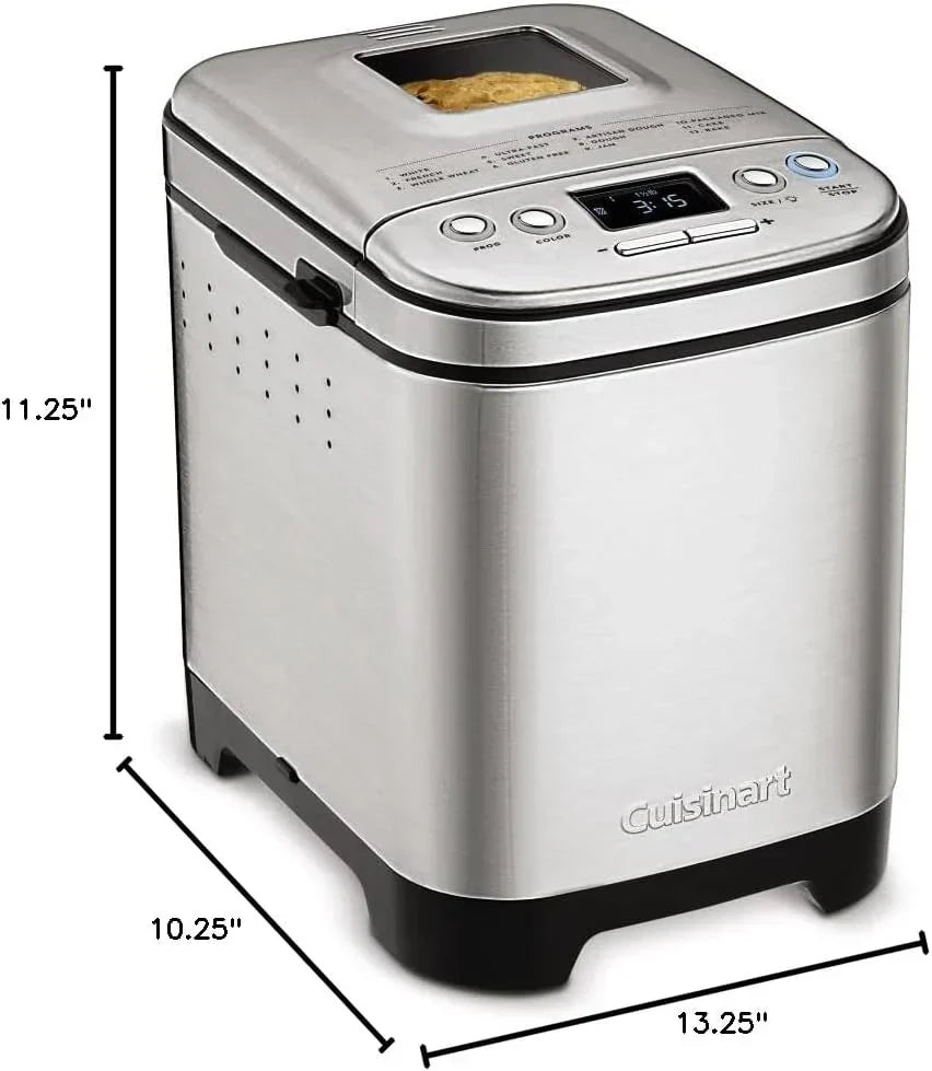 2026 Bread Maker Machine, Compact and Automatic, Up to 2lb Loaves