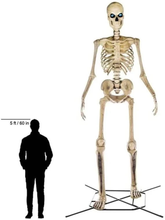 2026 12 ft. Giant-Sized Skeleton with LifeEyes NO250058