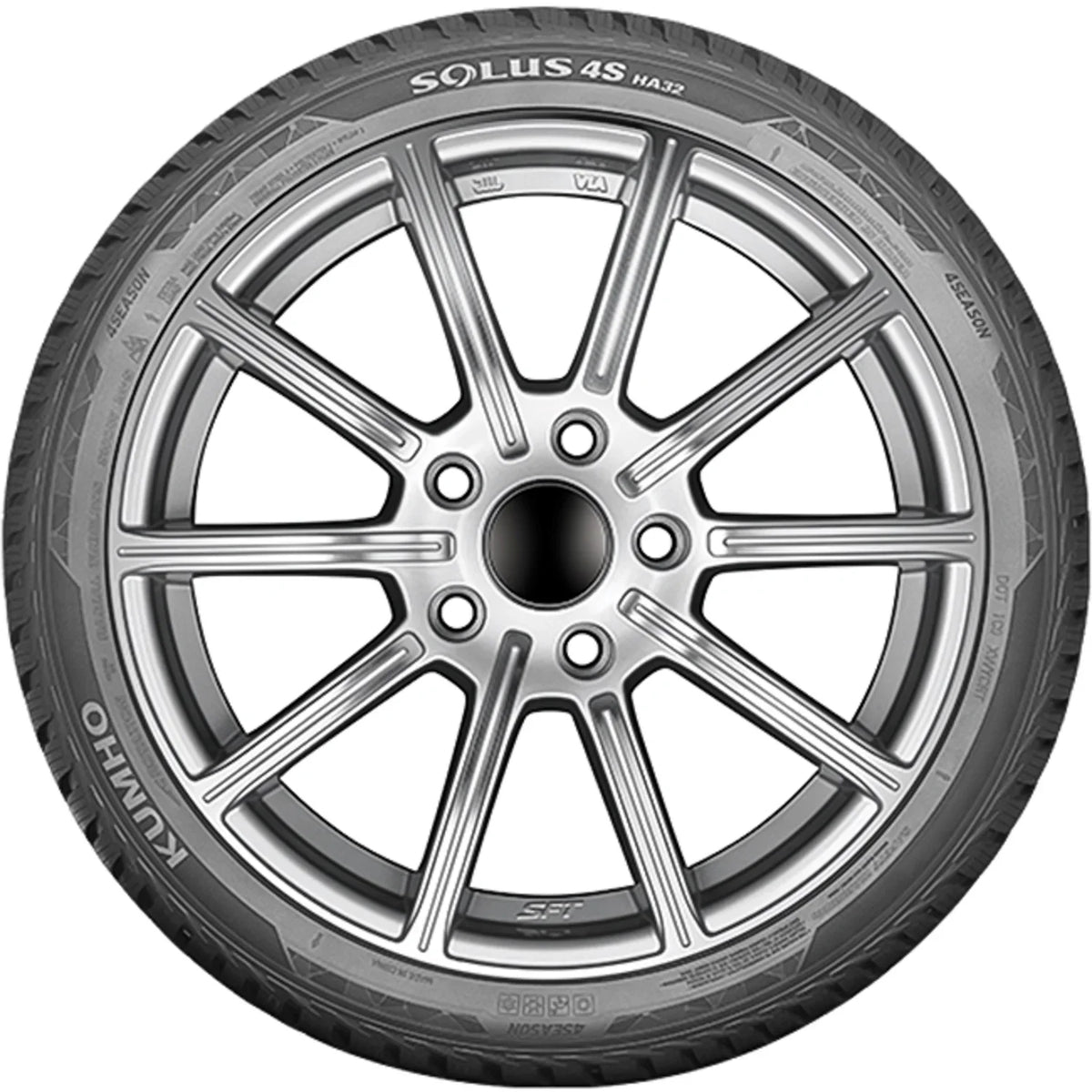 2026 NewKumho Solus 4S HA32 205/65R16 95H Performance All Weather Tire