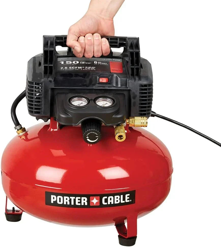 2026 Air Compressor, 6-Gallon, Pancake, Oil-Free (C2002-ECOM)