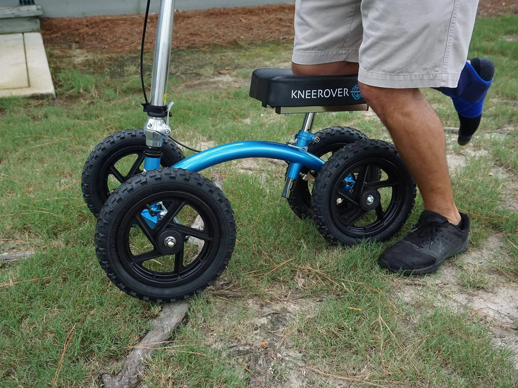 2026 New Quad All Terrain Knee Walker in Metallic Blue