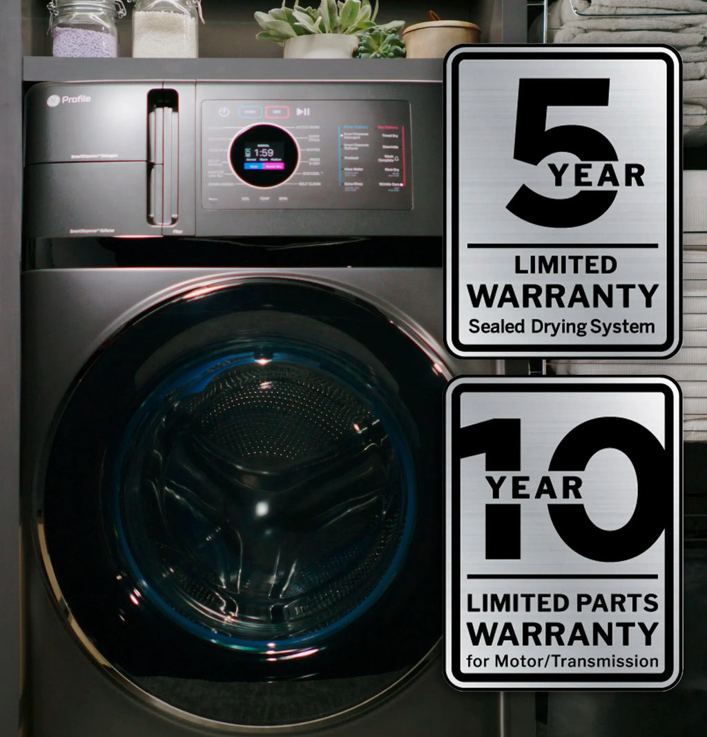 2026 NewProfile 4.8 cu. ft. UltraFast combination washer-dryer with ventless heat pump technology in Carbon Graphite