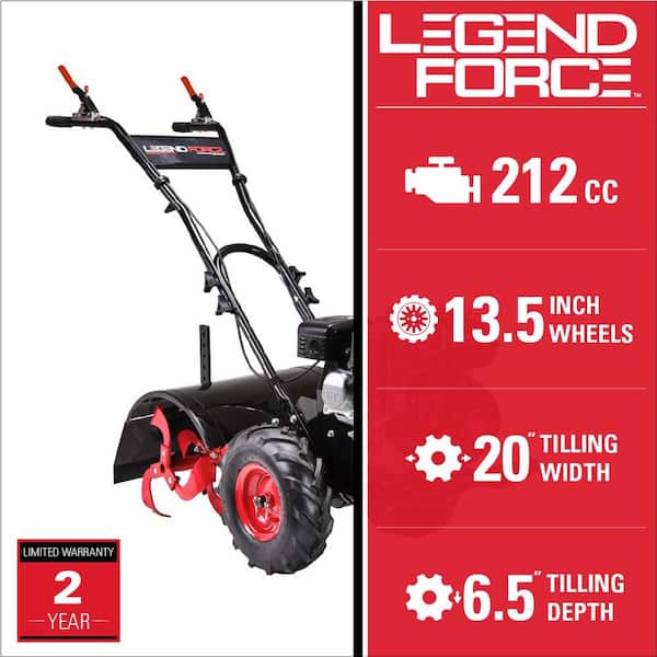 2026 20 in. 212 cc Gas Rear Tine Garden Tiller