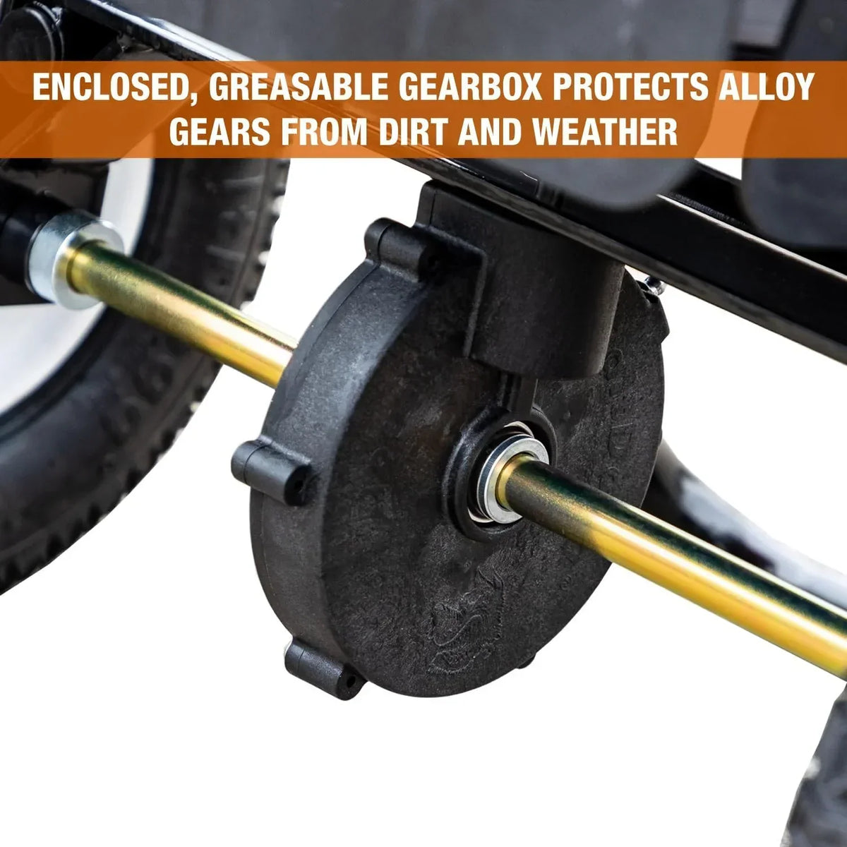 2026 100-Lb. Walk-Behind Push Spreader for Grass Seed, Salt, De-Icer and Fertilizer