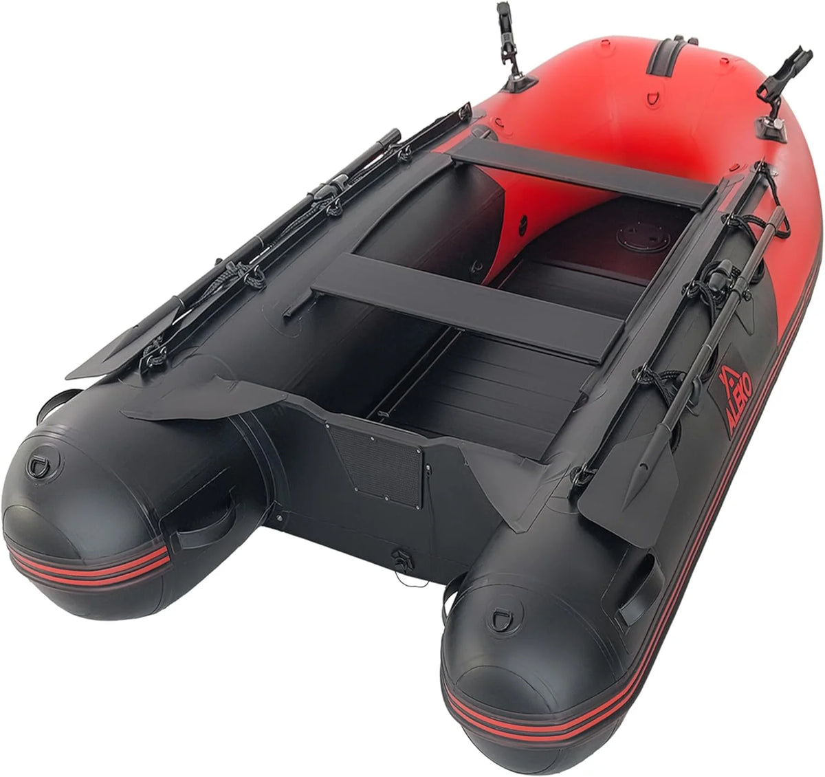 Inflatable Boat | Yacht Dinghy Tender Raft | Multi Person Fishing Boat | Aluminum Floor Oars | Fishing Rod Holders | Heavy-Duty PVC | 2026 Model |