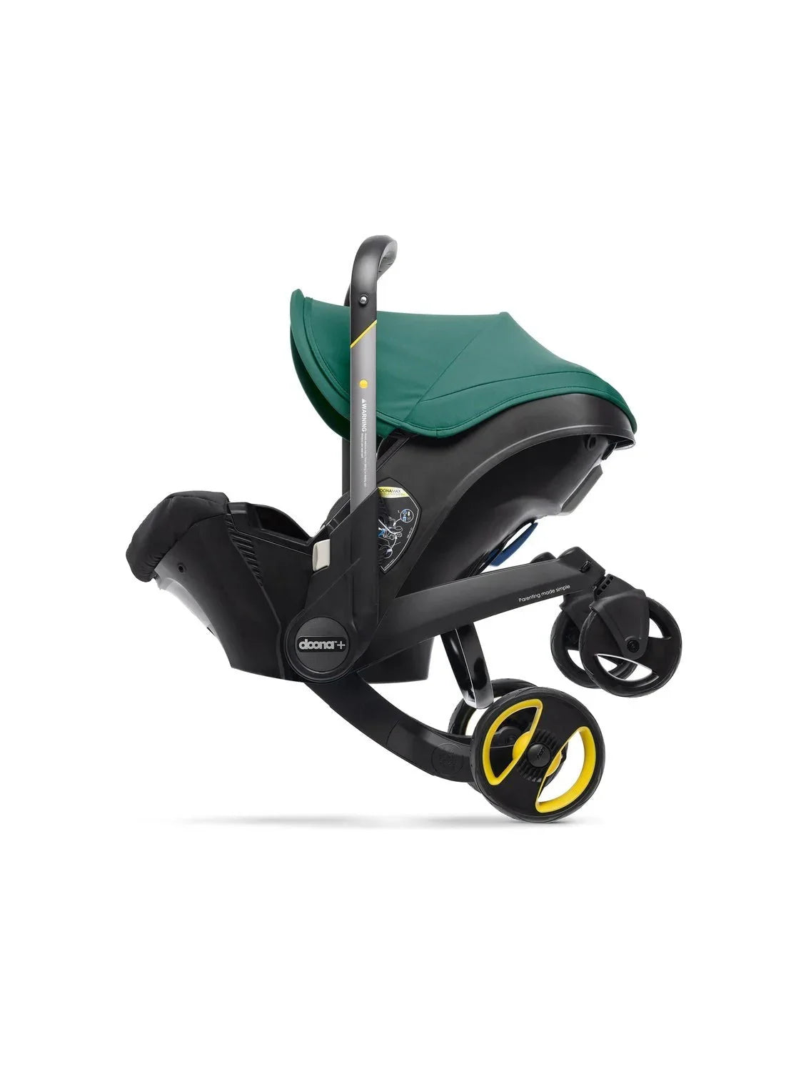 2026 NewStroller combination consisting of infant car seat and LATCH base (model year 2025) – Midnight Edition | From car to stroller in seconds, airplane-compatible, including accessory bag