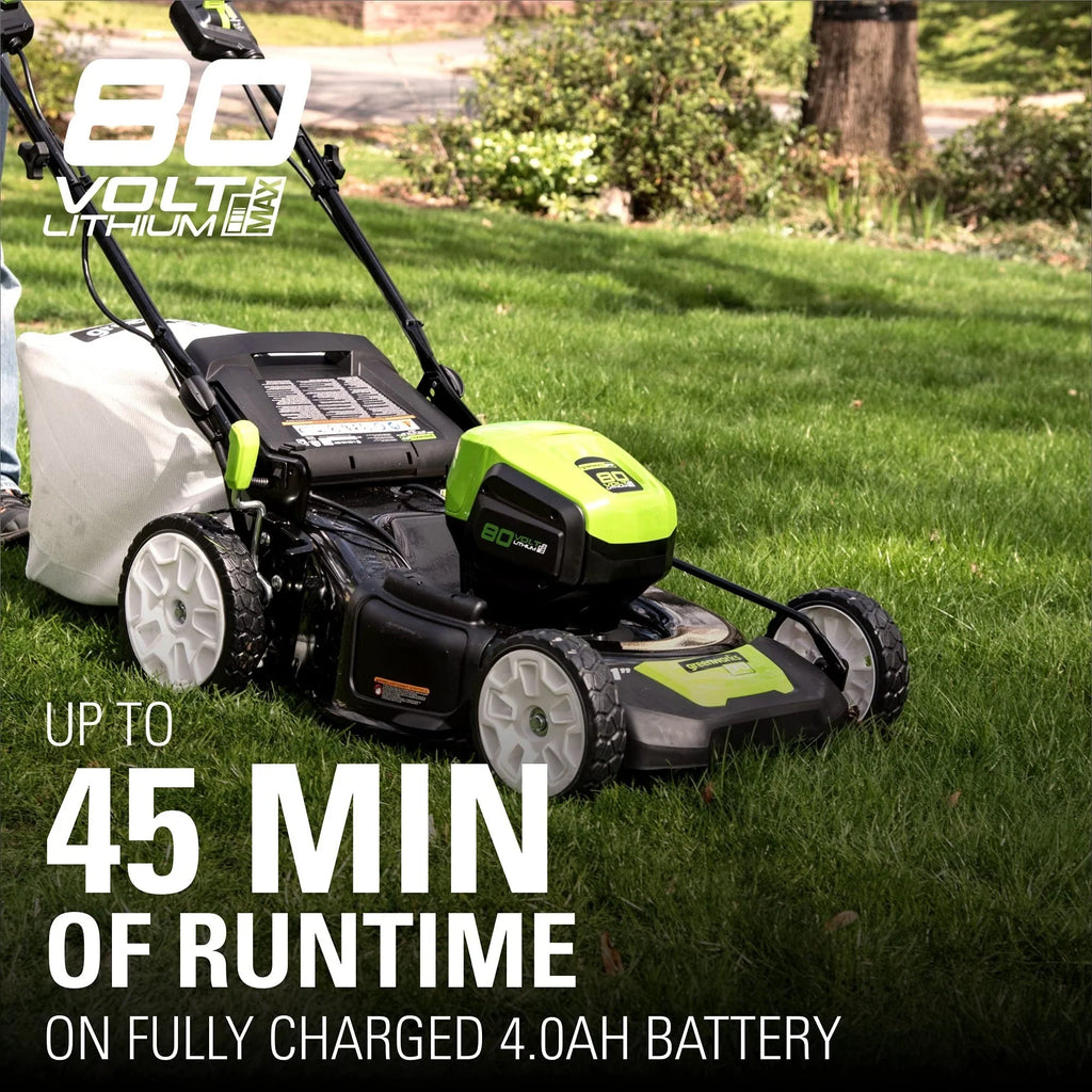 2026 New80V Battery-Powered Lawn Mower, 53 cm (21 inch), Self-Propelled, Brushless | Greenworks