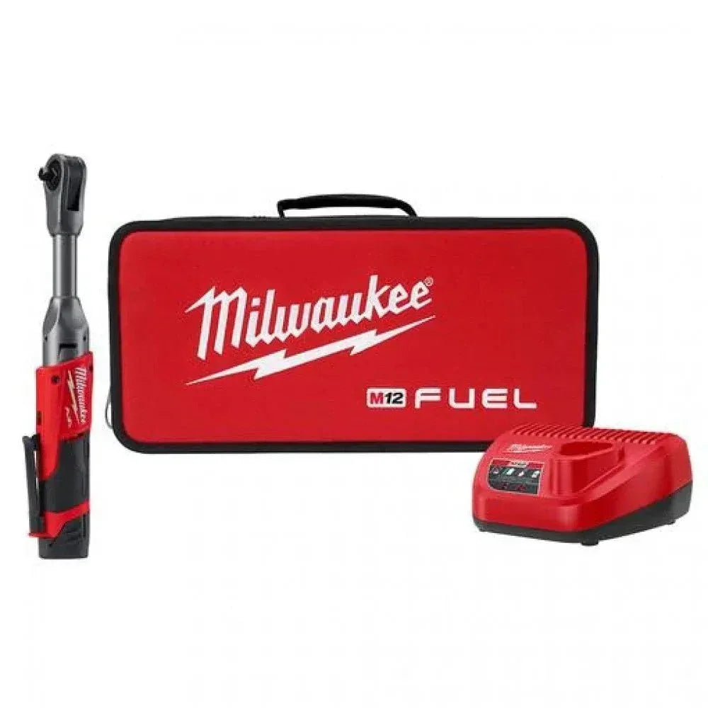 2026 NewMilwaukee 2560-21 M12 FUEL 3/8" ratchet with extended handle and 1 battery set