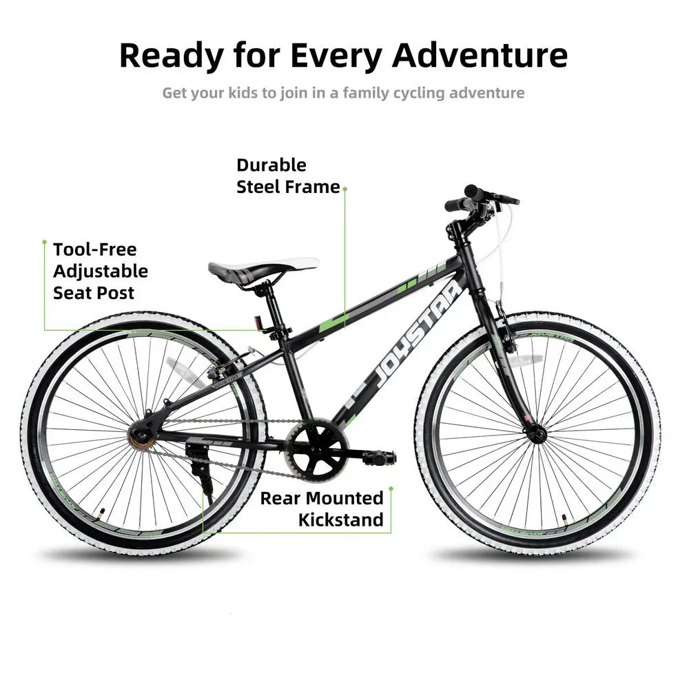 2026 20-Inch/24-Inch Kids Mountain Bike, Single-Speed Bicycle