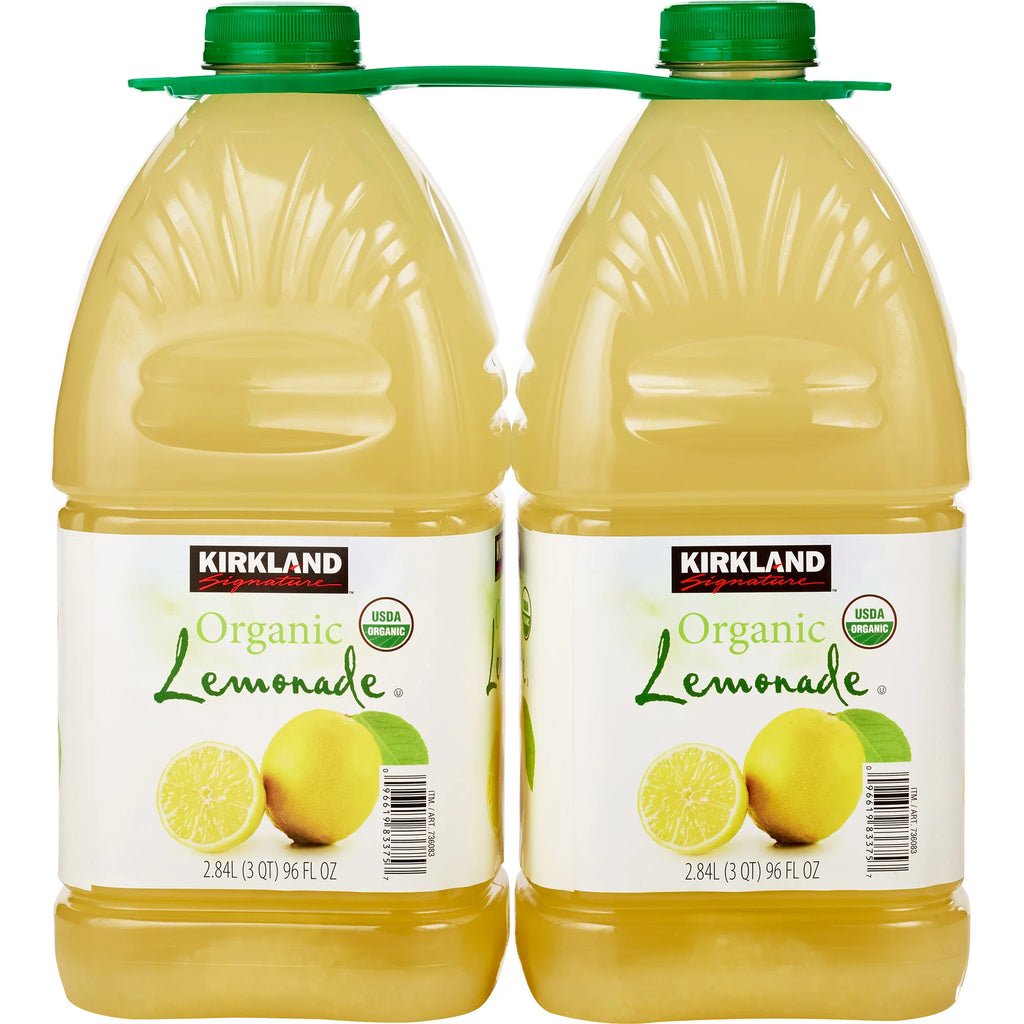 2026 NewKirkland Signature, Organic Lemonade, 96 fl oz, 2-count