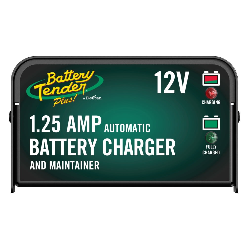 2026 Battery Tender Plus 12V Battery Charger and Maintainer: 1.25 AMP Powersport Battery Charger and Maintainer for Motorcycles, ATVs, UTVs - Smart 12 Volt Automatic Float Charger - 021-0128