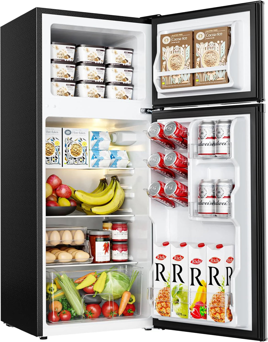 2026 3.2 Cu.Ft Mini Fridge with Freezer – 2-Door Compact Refrigerator for Bedroom, Dorm, Office or Apartment, Silver3.2 Cu.Ft Mini Fridge with Freezer – 2-Door Compact Refrigerator for Bedroom, Dorm, Office or Apartment, Silver
