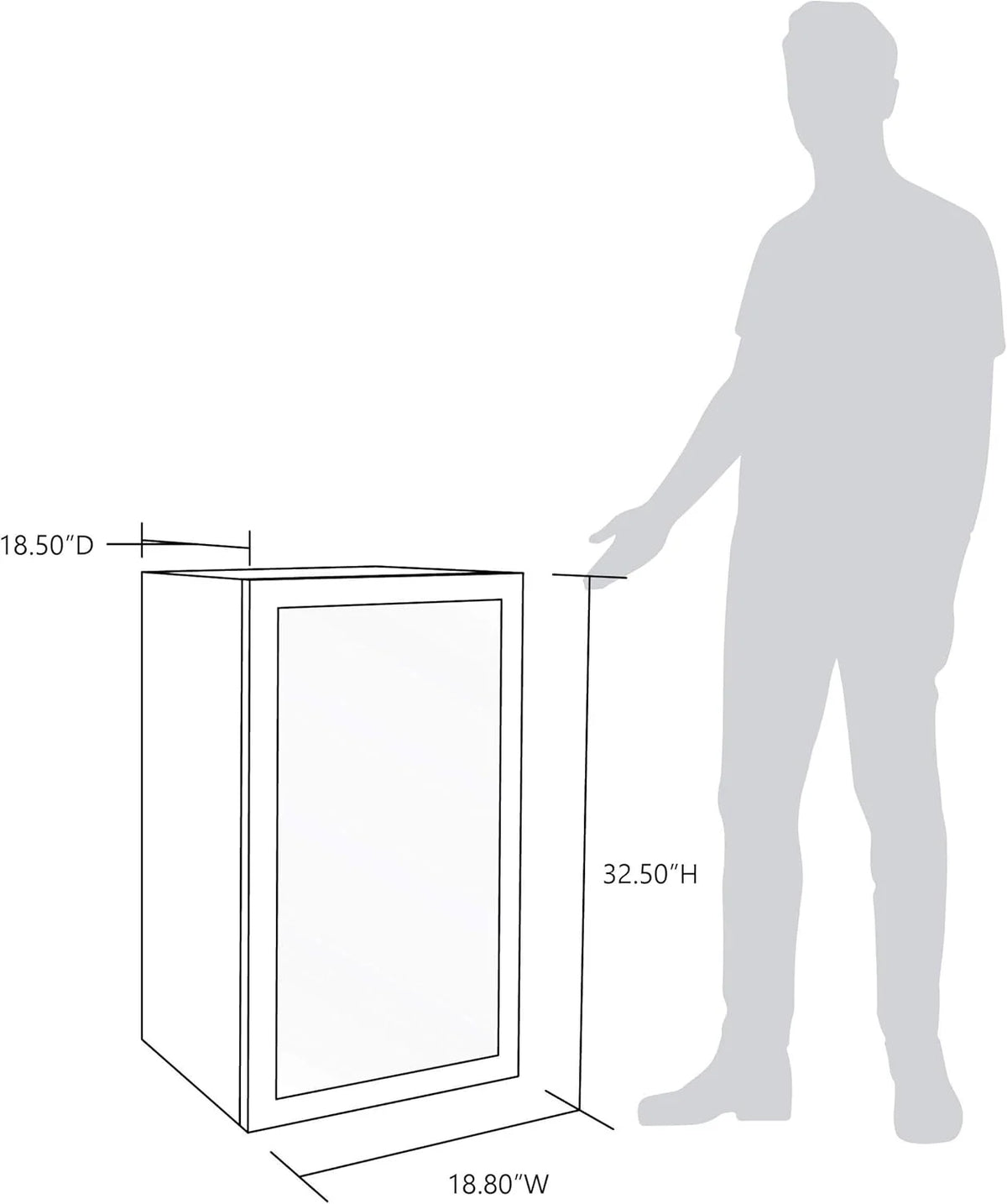 2026 Beverage Refrigerator Cooler | 126 Cans Free Standing with Right Hinge Glass Door | Mini Fridge Beverage Organizer Perfect For Beer, Wine, Soda, And Cooler Drinks