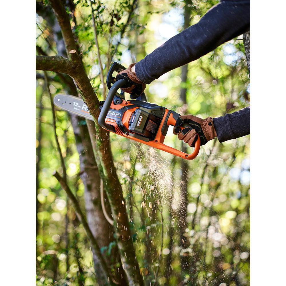 2026 18V Brushless 12 in. Electric Battery Chainsaw (Tool Only) R01101B