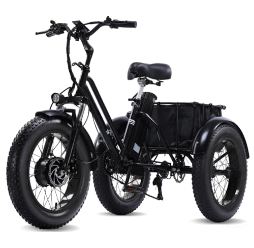 2026 Adult Electric Tricycle Adult Tricycle 3 Wheel Bikes Adults Electric Three Wheel Bike