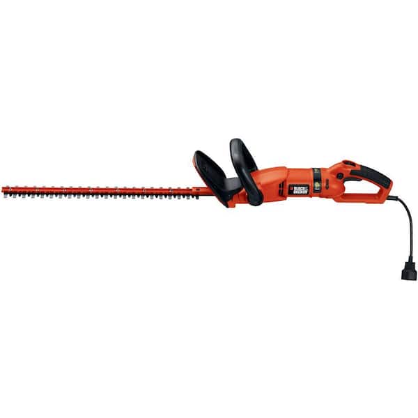 2026 24 in. 3.3 Amp Corded Dual Action Electric Hedge Hog Trimmer with Rotating Handle