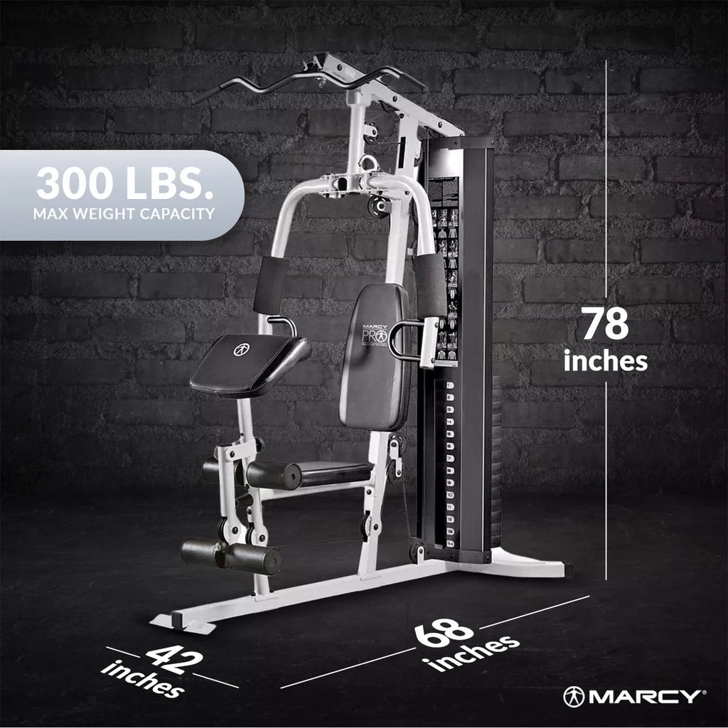 2026 150 Pound Stack Home Gym, Dual Function Arm Press & Leg Developer, Full Body Workout, Black/White