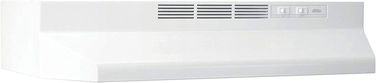 2026 Broan-NuTone 413001 Non-Ducted Ductless Range Hood with Lights Exhaust Fan for Under Cabinet, 30-Inch