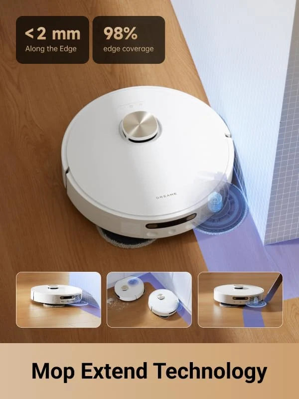 2026 L10s Pro Ultra Heat Robot Vacuum and Mop Combo, Mop Extend, 7000Pa Suction, Auto Robot Care and Maintenance, 136 F Hot Water Mop Self-Cleaning, Obstacle Avoidance, Ideal for Hair, Carpets