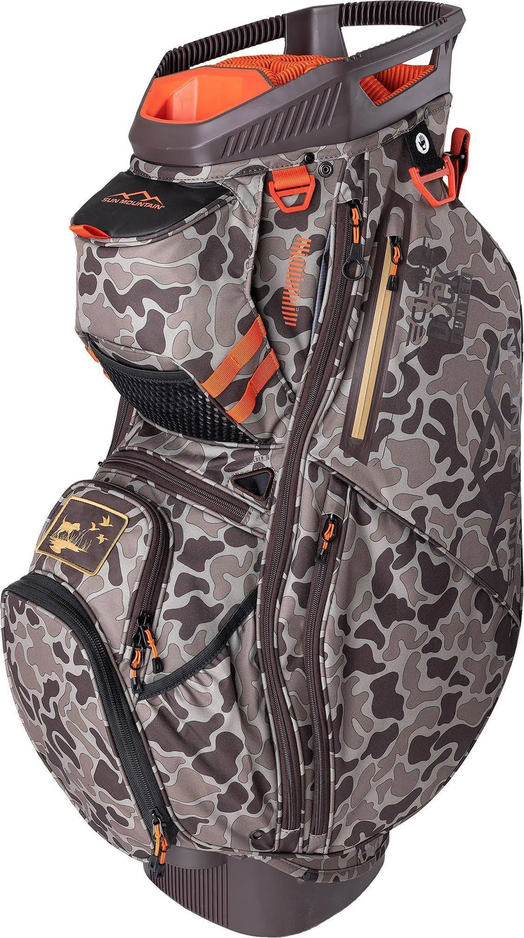 Sun Mountain C-130 2026 Cart Bag - Black Steel Rush Red