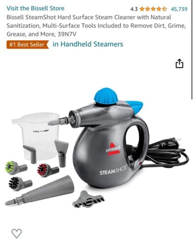 2026 Steam Shot Model 39N7V Hard Surface Steam Cleaner w/natural sanitation