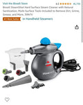 2026 Steam Shot Model 39N7V Hard Surface Steam Cleaner w/natural sanitation