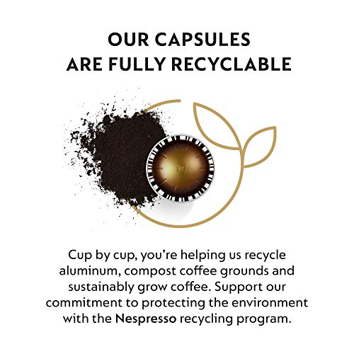 2026 Nespresso Capsules Vertuo, Double Espresso Dolce, 30-Count Espresso Pods, Brews 2.7 oz.