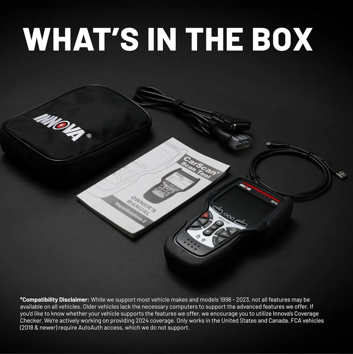 2026 NewInnova 5610 OBD2 Bidirectional Scan Tool with Updates & Support