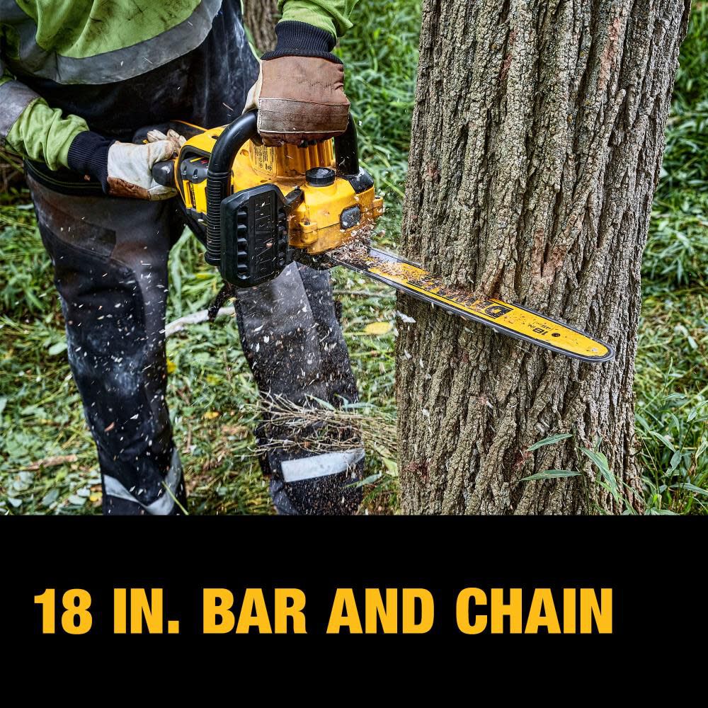 2026 DW 60V MAX Chainsaw 18" Brushless Cordless Kit DCCS672X1 from DW