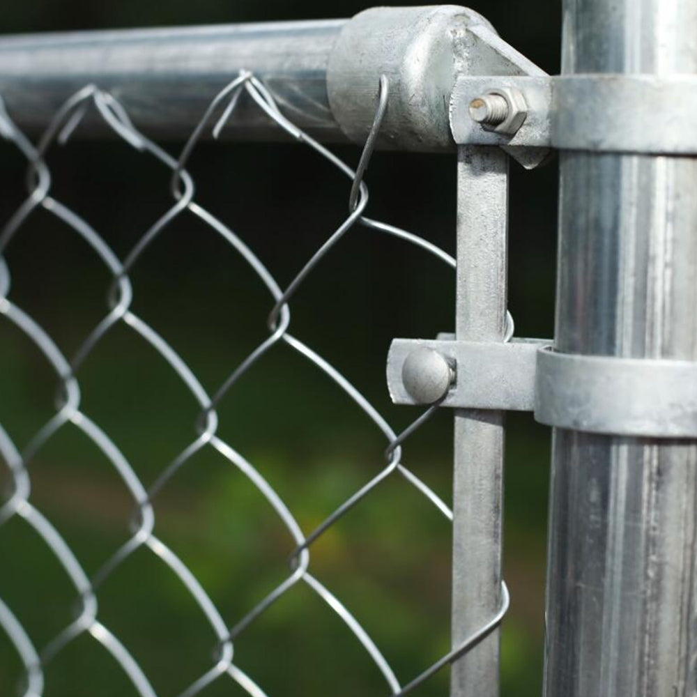 2026 ALEKO CLF115G6X50 Galvanized Steel 6 X 50 Feet Chain Link Fence Fabric, 11.5-AW Gauge