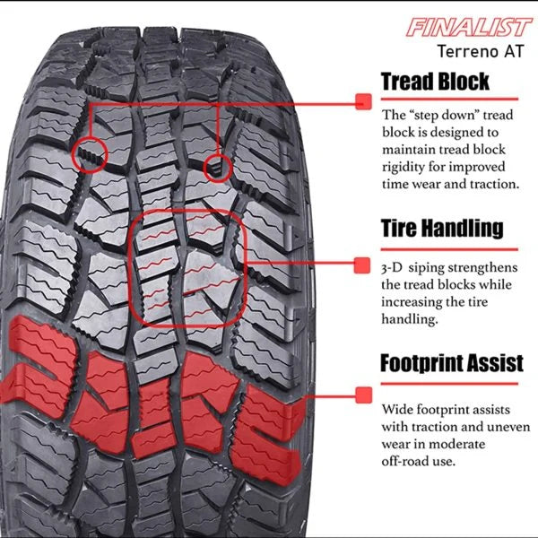 2026 A/T 265/70R16 112T SUV Light Truck All Season All Terrain Tire 265/70/16 (Tire Only)