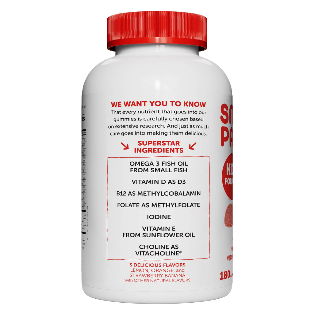 2026 NewSmartyPants Kids Formula Multivitamin, 180 Gummies