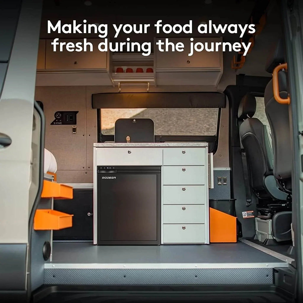 2026 12 Volt RV Refrigerator 2.3cu.ft 65L RV Fridge and Freezer
