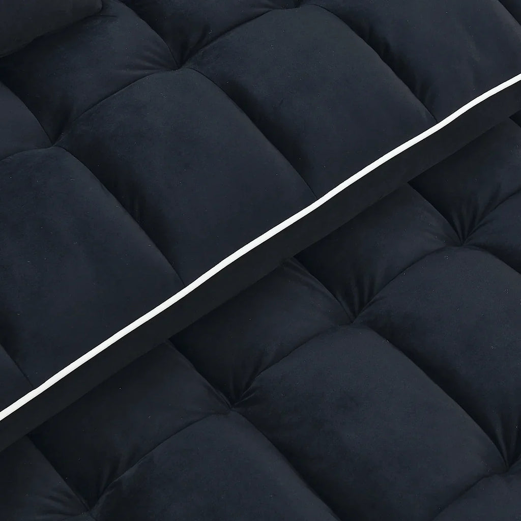 2026 Fashionable modern and multi-functional foldable velvet sofa bed